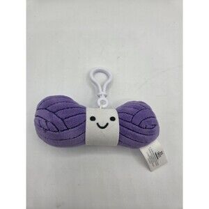 Joanns Big Twist Plush Purple Keychain Yarn Skein Bag Charm